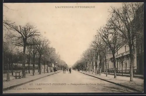 AK Clermont-Ferrand /Auvergne, Perspective du Cours Sablon