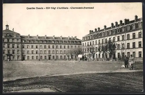 AK Clermont-Ferrand, Quartier Desaix, 353e Régiment d`Artillerie