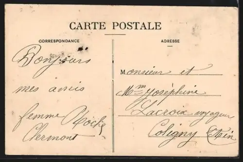 AK Clermont-Ferrand, La Chaîne des Dômes, Mont-Rognon