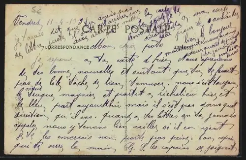 AK Clermont-Ferrand /Auvergne, L`École Normale d`Institutrices vue depuis une rue arborée