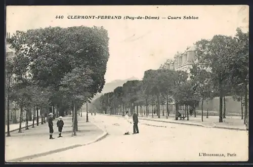 AK Clermont-Ferrand /Puy-de-Dôme, Cours Sablon