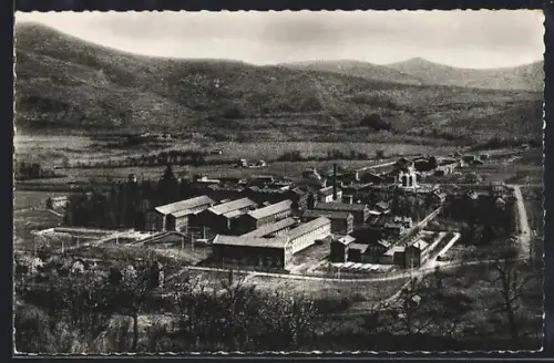 AK Vic-le-Comte /P.-de-D., Vue générale sur le quartier de la gare