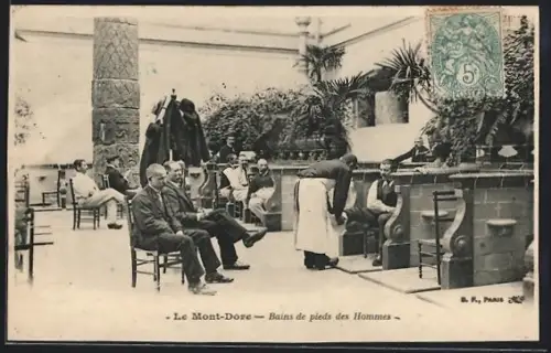 AK Le Mont-Dore, Bains de pieds des Hommes