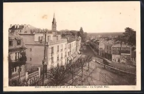 AK Garches /S.-et-O., Panorama, La Grande Rue