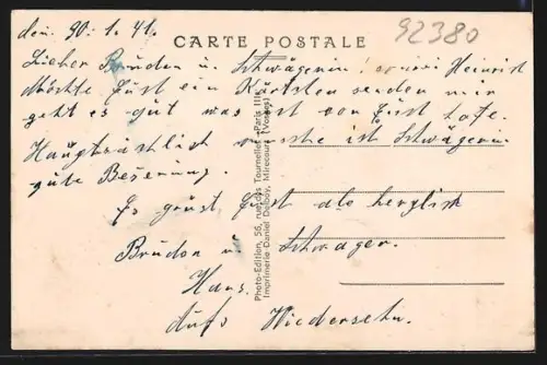 AK Garches /S.-et-O., Panorama, La Grande Rue