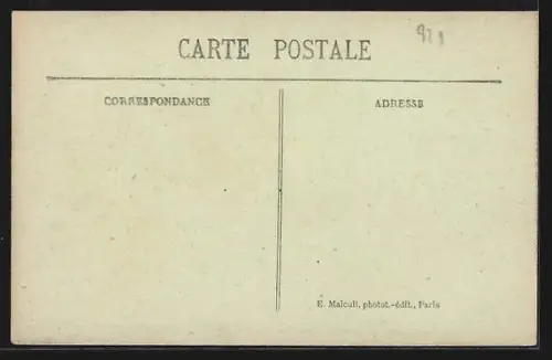 AK Suresnes, La Route de Versailles et le Pont du Chemin de Fer