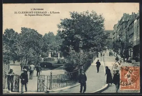 AK Clermont-Ferrand, L`Entrée du Square Blaise Pascal