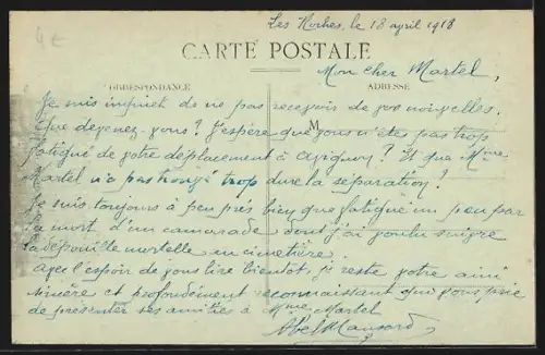 AK Clermont-Ferrand, Rue de l`Ecu et Hôtel de la Poste, vue de la Place de Jaude