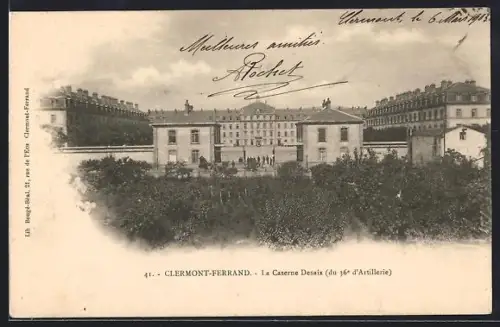 AK Clermont-Ferrand, La Caserne Desaix, du 36e d`Artillerie