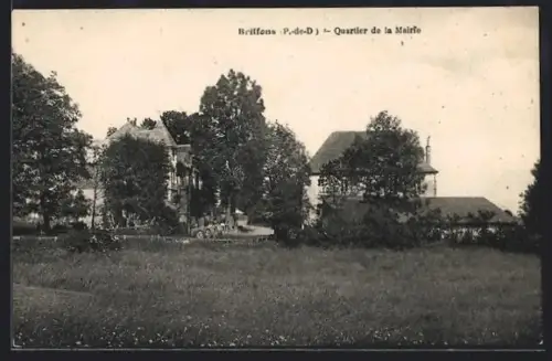 AK Briffons /P.-de-D., Quartier de la Mairie