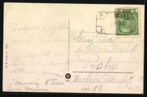 AK Lázne Podebrady, Námestí