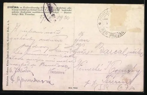 AK Zvicina na Kralovedvorsku, Ortspartie