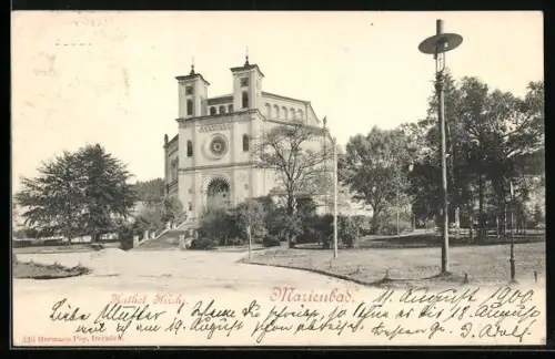 AK Marienbad, Kathol. Kirche