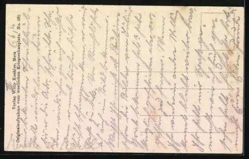 AK Viéville-en-Haye, Brennende Häuser, Kriegsschäden