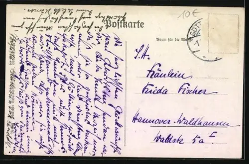 AK Deutscher Schulverein NR 16: Germanen unter einem Baum