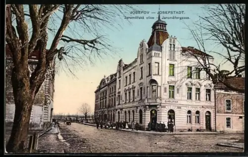 AK Josefstadt, Jaromerergasse, Geschäft B. Krupka