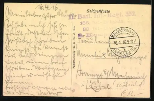 AK Lida, Blick in die Wilnaerstrasse