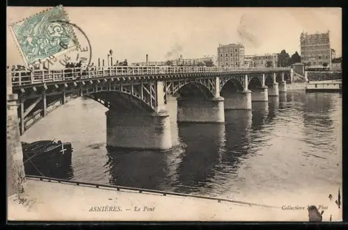 AK Asnières, Le Pont