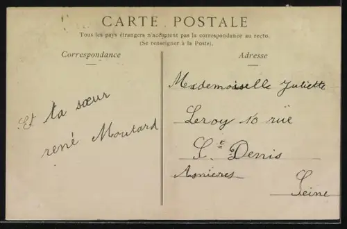 AK Asnières, Le Pont