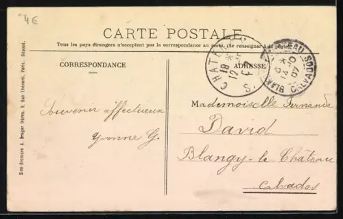 AK Châtenay, Église, XIe, XIIe, XIIIe siècles