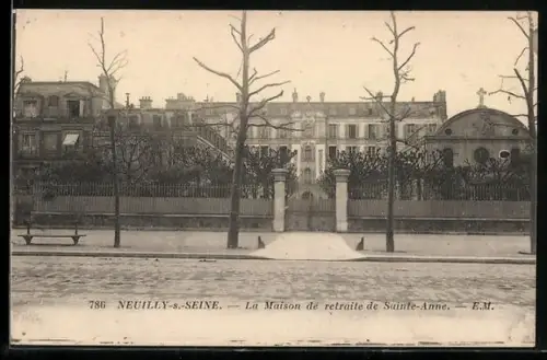 AK Neuilly s. Seine, La Maison de retraite de Sainte-Anne
