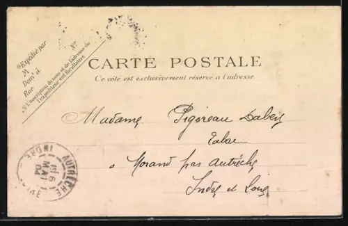 AK Robinson, Entrée de Robinson avec passants et cyclistes sur la route animée