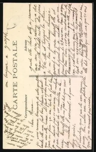 AK Malakoff, Porte Bonheur avec vues sur trèfle à quatre feuilles