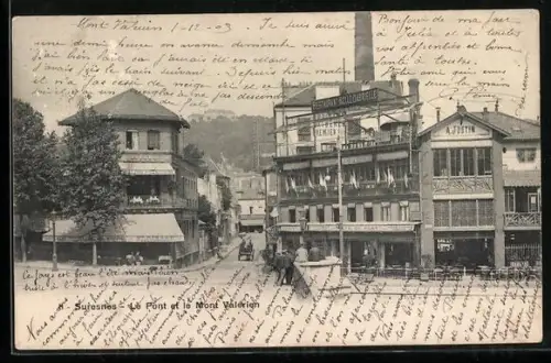 AK Suresnes, Le Pont et le Mont Valérien