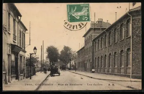 AK Colombes, Rue de Nanterre, Les écoles