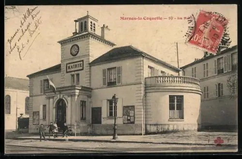 AK Marnes-la-Coquette, La Mairie