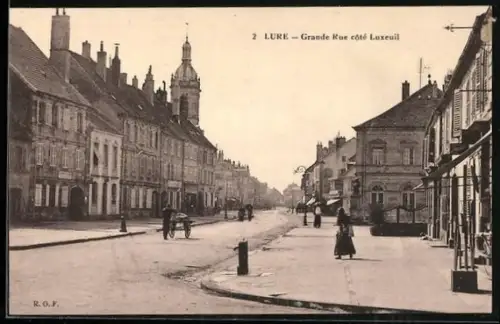 AK Lure, Grande Rue côté Luxeuil
