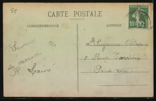 AK Betaucourt, Facade de l`église