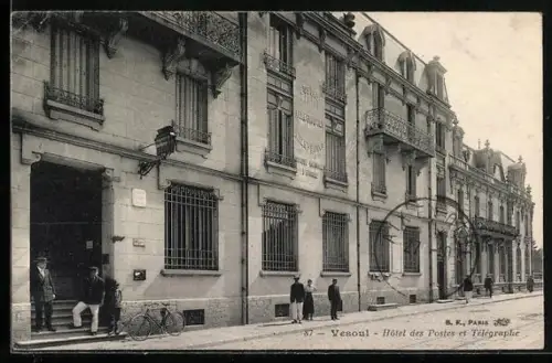 AK Vesoul, Hôtel des Postes et Télégraphe