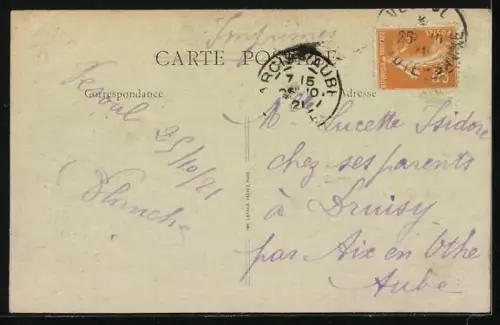 AK Vesoul, Hôtel des Postes et Télégraphe