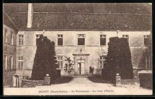 AK Morey /Haute-Saône, Le Pensionnat, La Cour d`Entrée