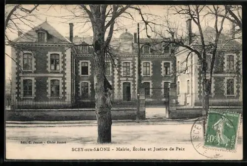 AK Scey-sur-Saône, Mairie, Écoles et Justice de Paix