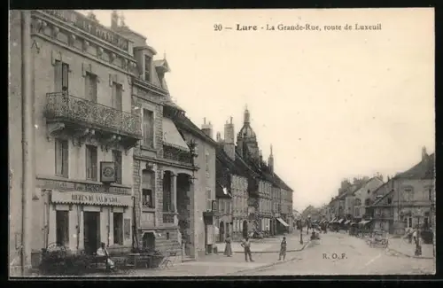 AK Lure, La Grande-Rue, route de Luxeuil