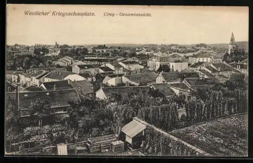 AK Cirey, Vue d`ensemble du village et des alentours verdoyants