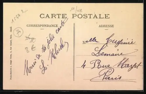 AK Scey-sur-Saône, Grande Rue de l`Église avec passants et bâtiments historiques