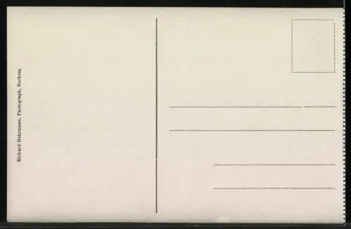 AK Borkum, auf der Wiese vor dem Dorfe