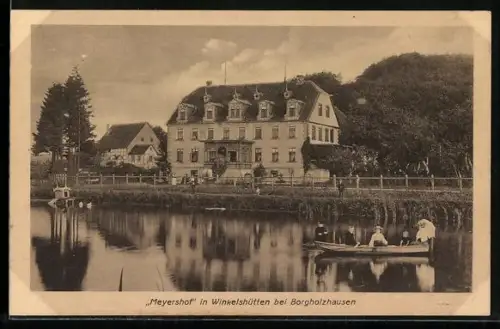 AK Winkelshütten, Blick auf den Gasthof Meyershof