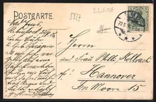 AK Dausenau bei Bad Ems, Ortsansicht aus der Ferne