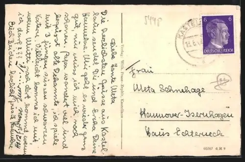 AK Kastellaun, Kirche und Burgruine