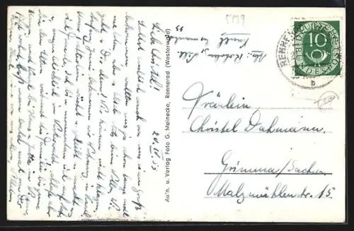 AK Rennerod i. Westerwald, Gesamtansicht mit Feldern