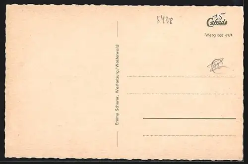 AK Westerburg i. Westerwald, Totalansicht aus der Vogelschau