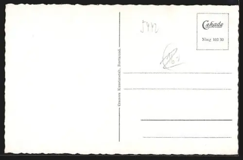 AK Niedermendig, Abtei Maria Laach, Ortsansicht