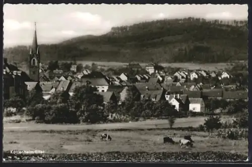 AK Kottenheim /Eifel, Ortsansicht aus der Vogelschau