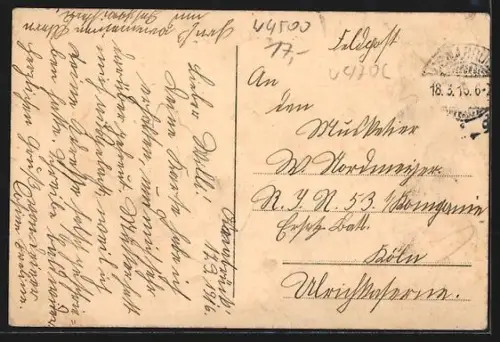 AK Osnabrück, Domansicht vom Herrnteichswall aus