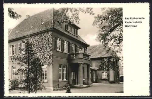 AK Bad Rothenfelde, Blick auf das Kinderkurheim Hackmann