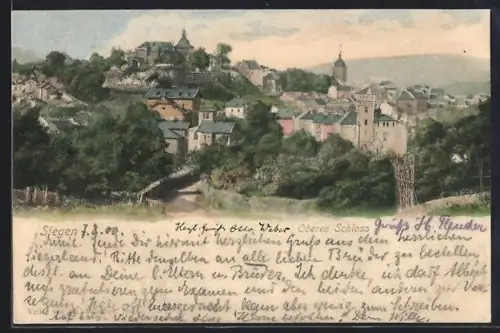 AK Siegen, Stadt und Oberes Schloss